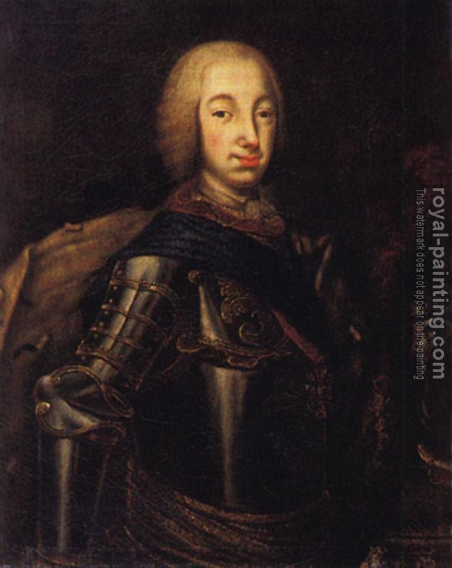 Aleksei Antropov : Portrait of grand duke peter fedotovich (later Peter III)